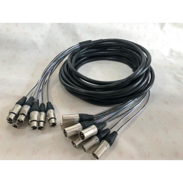 CANARE 8chマルチケーブル10m MR202-8AT NEUTRIK NC3MXX+NC3F...