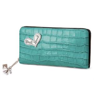 財布 ラウンド財布 ターコイズグリーン レディース シンクビー ビーサファリ 公式