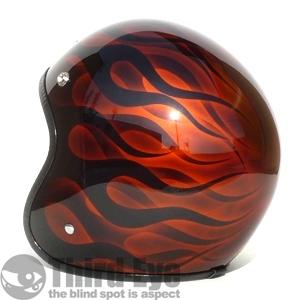 バイク ヘルメット スモールジェット フレイムス 11TFS414