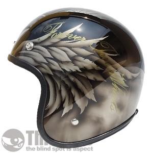 バイク ヘルメット スモールジェット ウィング2＆リリー2 15TFS249