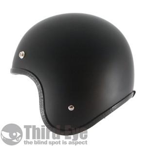 バイク ヘルメット スモールジェット マットブラック TFS1-MTBK