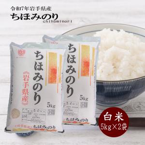 新米 米10kg 白米 5kg×2袋 ちほみのり 岩手県産 令和3年産 ご飯