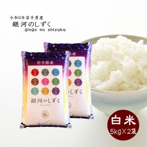 米 10kg 白米 お米 銀河のしずく 5kg×2袋 令和5年 岩手県産 送料無料 ライス｜thirdrice