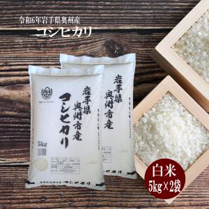 米 コシヒカリ お米 10kg 白米 コシヒカリ 5kg×2袋 令和５年 岩手県産 送料無料｜thirdrice