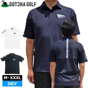 アウトレット ガッチャゴルフ メンズ 吸汗速乾 半袖 ポロシャツ 232GG1209 スムース GOTCHA GOLFメール便発送 3SS2 ゴルフウェア 半そで JUN2｜thirdwave-365sports