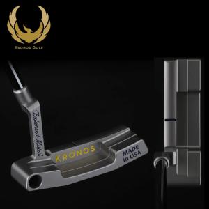 KRONOS クロノス パター RELEASE SV ロングネック ブレードタイプ リリース シルバー 【日本正規品】【新品】 ステップスチールシャフト 削り出し ピン型 ピンタイプ ブレード型 ゴルフ GOLF DEC1 KRONOS クロノス パター RELEASE SV ロングネック ブレードタイプ