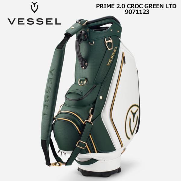 ベゼル 2024 10型 キャディバッグ PRIME 2.0 CROC GREEN LTD VESS...