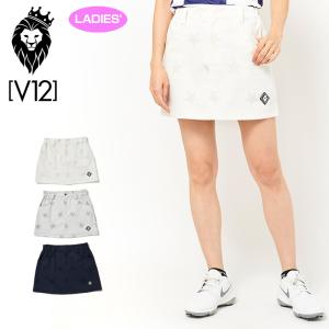 V12（ヴィ・トゥエルヴ） ゴルフ レディース SIDE CAMO POLO 半袖