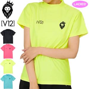 V12 レディース Tシャツ V12 ゴルフ ヴィ・トゥエルヴ レディース バイカラー 半袖