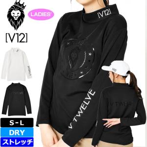 V12（ヴィ・トゥエルヴ） ゴルフ レディース HALF CAMO 半袖ポロシャツ