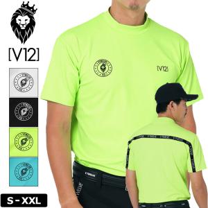 V12 ゴルフ ヴィ・トゥエルヴ メンズ ハーフ レオパード柄 半袖
