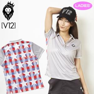 #V12golf #ノースリーブポロシャツ V12 ゴルフ レディース ノースリーブ ポロシャツ US N/S V122110