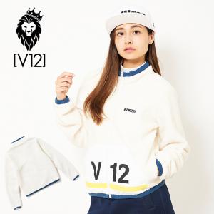 V12 ゴルフ ヴィ・トゥエルヴ レディース バイカラー 半袖