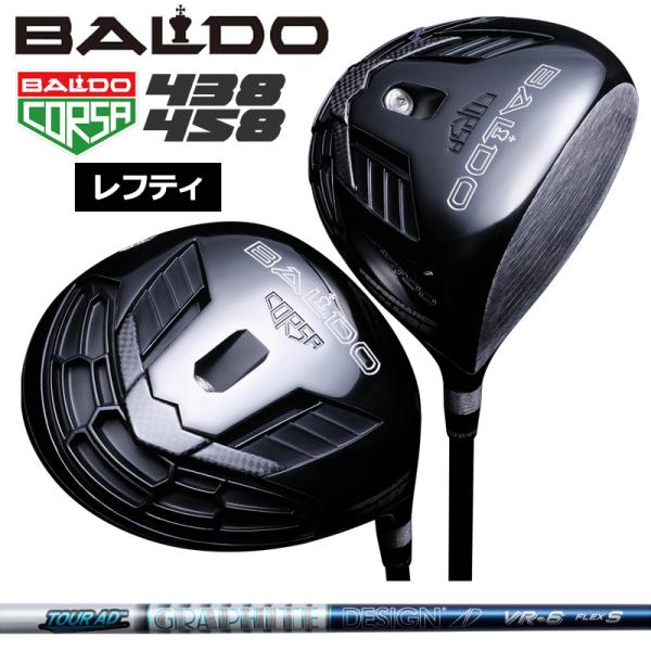 【レフティ】バルド コルサ 438 458 ドライバー グラファイトデザイン TourAD VR 装...