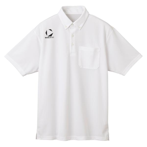 デサント ボタンダウン 半袖ポロシャツ ST5SHST1M WH00 ホワイト DESCENTE ト...