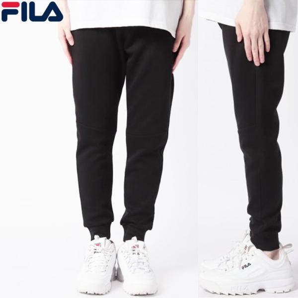 FILA フィラ メンズ ダンボールニット ジョガーパンツ 414900 ブラック ロングパンツメー...