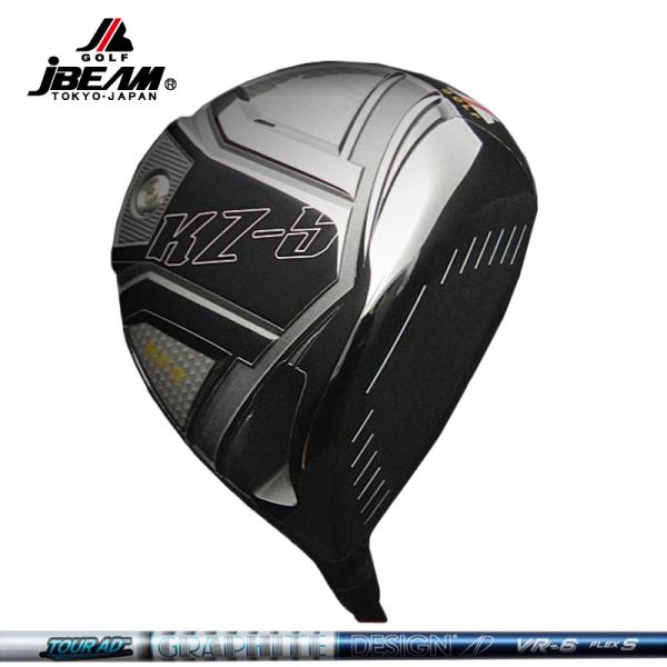 JBEAM KZ-5 ドライバー グラファイトデザイン TourAD VR 装着 Jビーム GOLF...