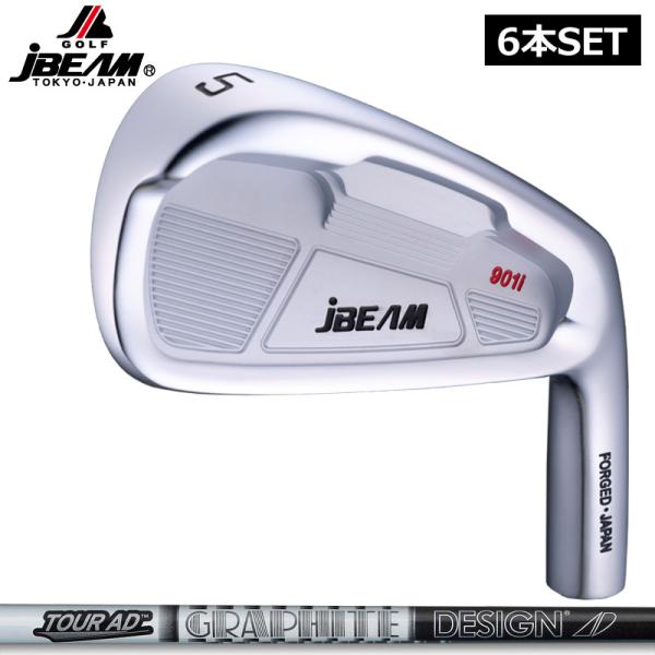 JBEAM T901i アイアンセット 6本組(#5-PW) グラファイトデザイン TourAD A...