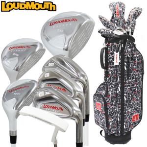 ラウドマウス レディース ゴルフセット 7本組 キャディバッグ・HC付 LM-LS0003 772977(341) 2WF2 loudmouth ゴルフ golf クラブセット ゴルフクラブ 初心者｜thirdwave-lmstyle