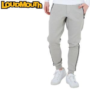 ラウドマウス メンズ スウェット ロングパンツ ジョガーパンツ 762301(961) Mix Gray ミックスグレー 2SS2 Loudmouth ゴルフウェア ジョガパン 無地｜thirdwave-lmstyle