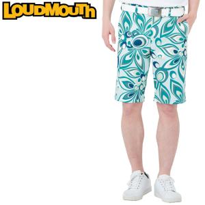 LOUD MOUTH ラウドマウス ハーフパンツ Candy Hearts柄 ピンク系