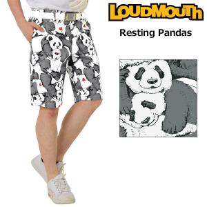 サイズ：30 LOUD MOUTH ラウドマウス  ハーフパンツ 総柄 ネイビー系 [240101437455] ゴルフウェア メンズ ストスト パンツ LOUDMOUTH/ラウドマウス ゴルフウェア ブランド ロゴ