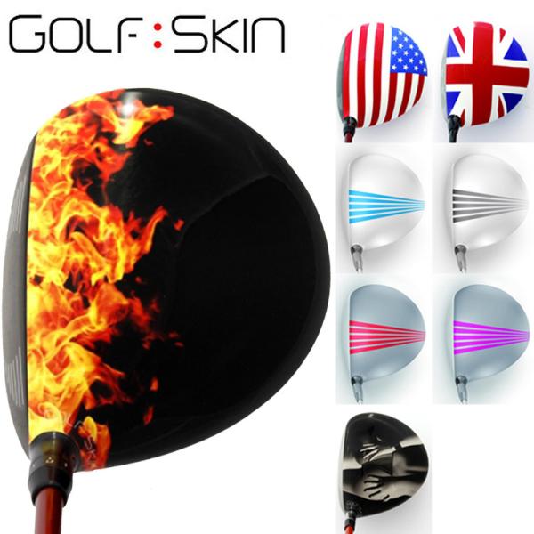メール便発送 ゴルフスキン フルスキンタイプ ドライバー用/フェアウェイウッド用 グラフィックシート...