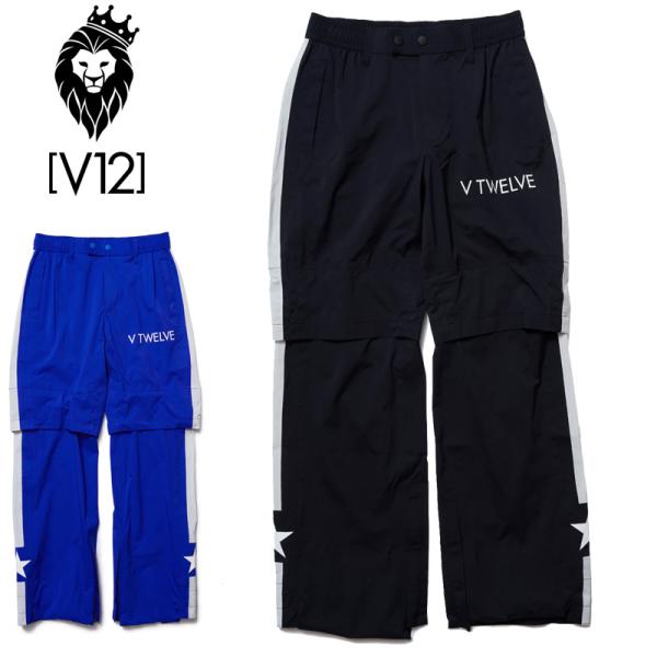 クーポン有 V12 ゴルフ メンズ 高耐水圧 レインパンツ LINE RAIN PANTS V122...