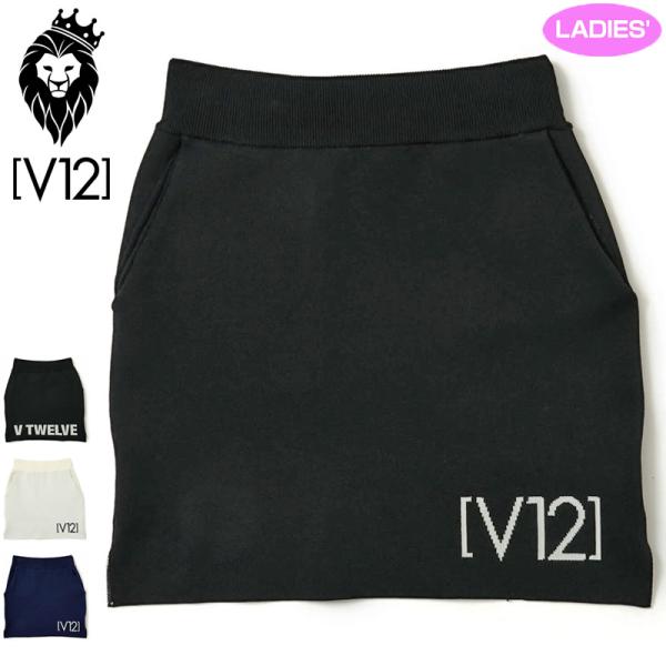 クーポン有 V12 ゴルフ スカート KNIT TIGHT SKIRT V122310-SK06 ヴ...