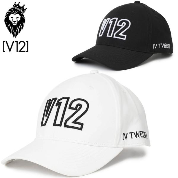 V12 ゴルフ スナップバック キャップ PO CAP V122520-CP02 ロゴ ヴィ・トゥエ...