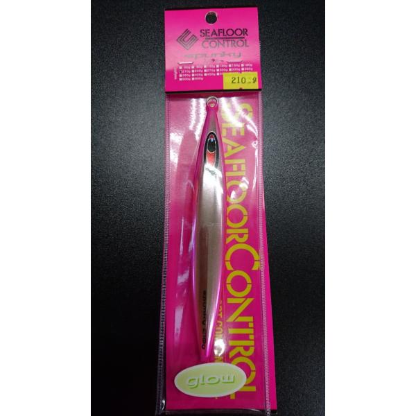 シーフロアコントロール　スパンキー/spunky 210ｇ アルミ　シルバーピンクゼブラグロー【オリ...