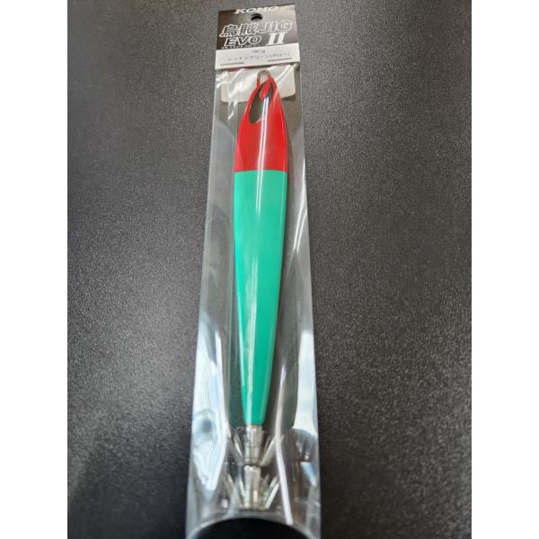 KOMO　烏賊JIG　EVOII　180ｇ　＃04　レッド×グリーン（グロー）