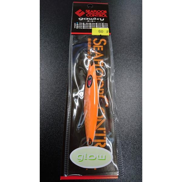 シーフロアコントロール　ガーキー　60ｇ　ウェイブ　＃23　チャートオレンジゼブラグロー