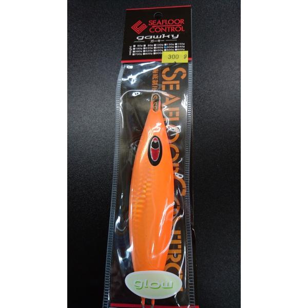 シーフロアコントロール　ガーキー　300ｇ　ウェイブ　＃23　チャートオレンジゼブラグロー