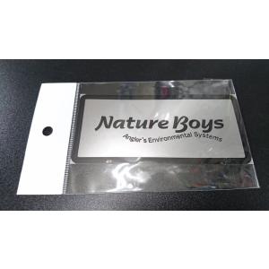ネイチャーボーイズ/Nature Boys　スクエア123mm/メタルシルバー　123×53mm　ST-M02｜thm