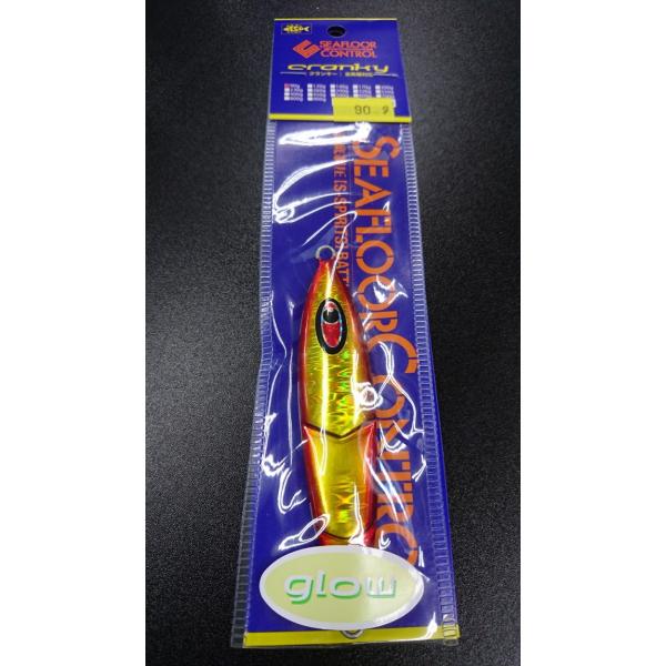 シーフロアコントロール　クランキー　90ｇ　マグマ　黄金比ゼブラグローフチゴールドレッド【オリカラ】