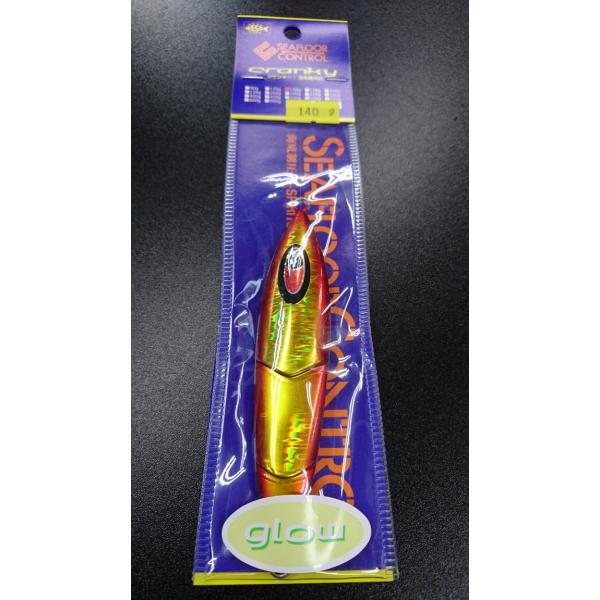 シーフロアコントロール　クランキー/cranky 140ｇ　マグマ　黄金比ゼブラグローフチゴールドレ...