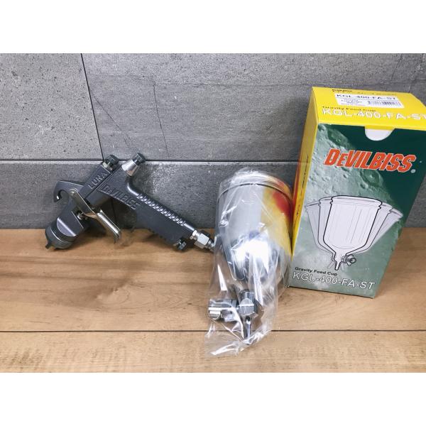 A-g422【中古品】デビルビス スプレーガンセット LUNA 重力式 口径1.3mm ルナ DEV...