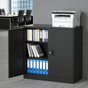 書庫 両開き スチール書庫 鍵付き オフィス ...の詳細画像5