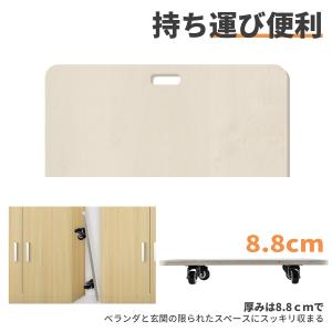 平台車 木製台車 業務用台車 木製 60×50...の詳細画像4