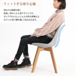 イームズチェア ダイニングチェア PUレーダー...の詳細画像3