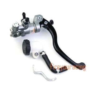 ユニバーサル 14 ミリメートル 15 ミリメートルadelinオートバイブレーキクラッチポンプインチマスターシリンダーレバーのledクロームドアハンドルR6