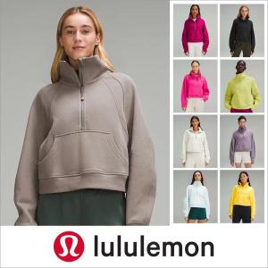 lululemon ルルレモン スウェット トップス SCUBA Oversized Half-Zip ハイネック ジャンパー 長袖 オーバーサイズ ブランド レディース｜thousandflower