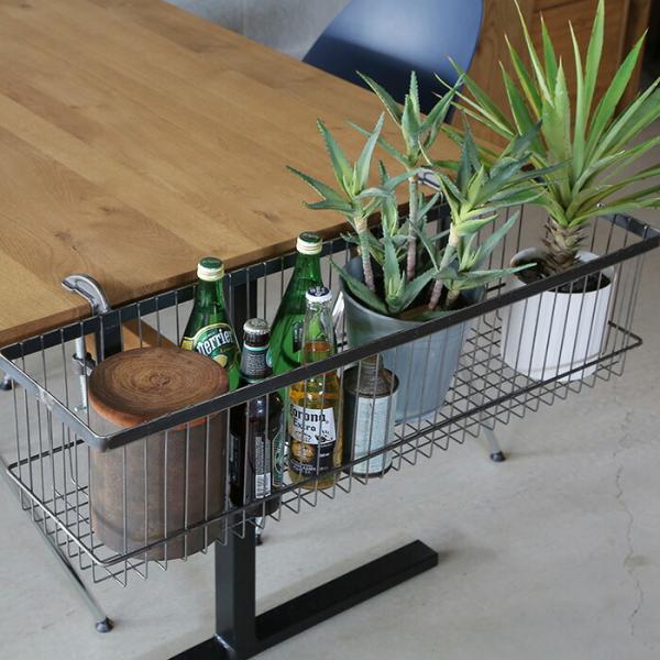 カフェライクなテーブルに  バスケットクランパー BASKET CLAMPER / クランパー付き ...