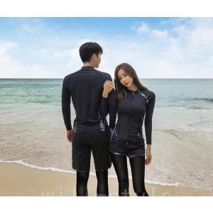 フィットネスカップル水着体型カバーレディースメ...の詳細画像4