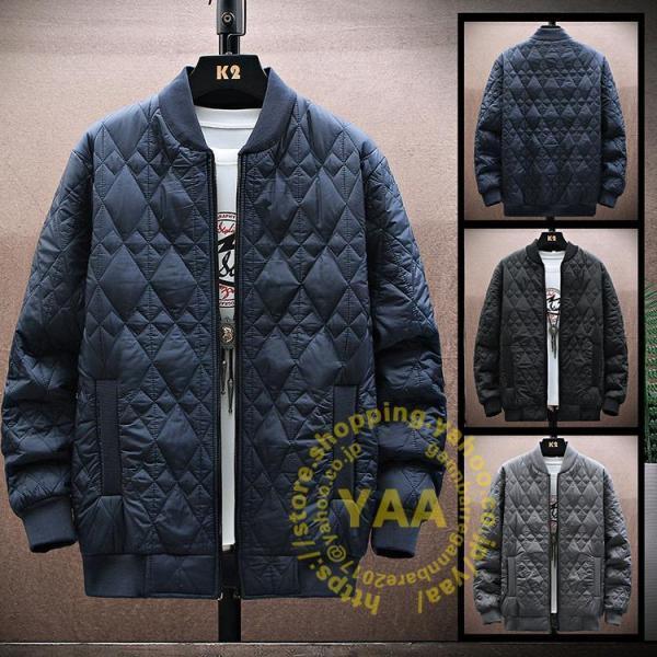 中綿ジャケット メンズ 冬服 防寒ジャケット 厚手 裏起毛 ジャンパー アウター 中綿コート おしゃ...