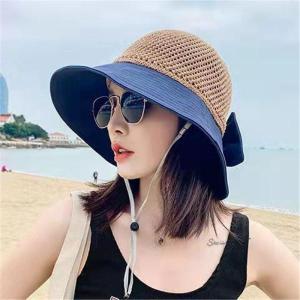 帽子 レディース uv 麦わら帽子 編み上げ ...の詳細画像5