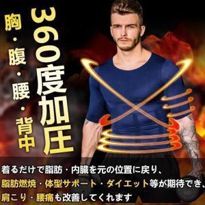 加圧シャツ コンプレッションウェア 半袖 メン...の詳細画像2