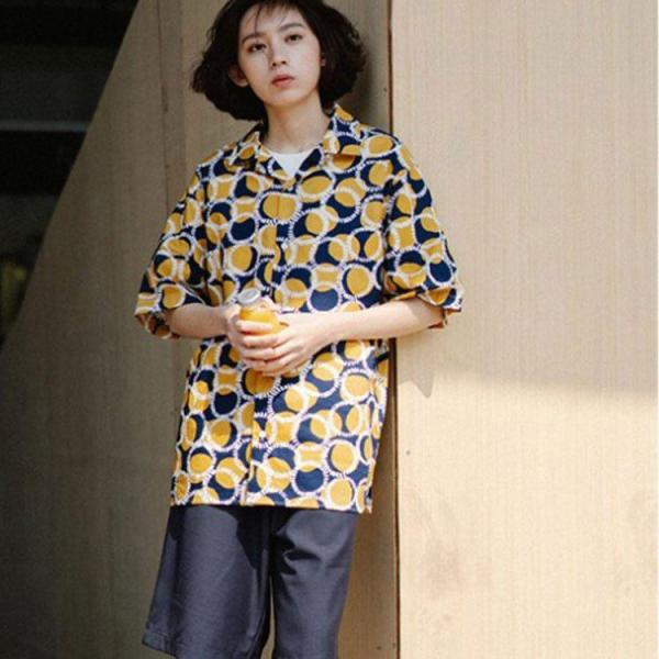 アロハシャツ レディースシャツ春夏秋 開襟シャツ ハワイシャツ ゆったりヴィンテージおしゃれ カジュ...