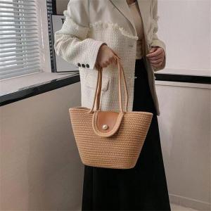 トートバッグ レディース 軽い カゴバッグ お...の詳細画像4